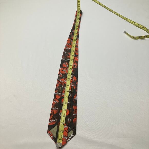 WB Looney Tunes Team NFL Vintage 1993 Graphic Print 4” Neck Tie Football - Picture 13 of 14